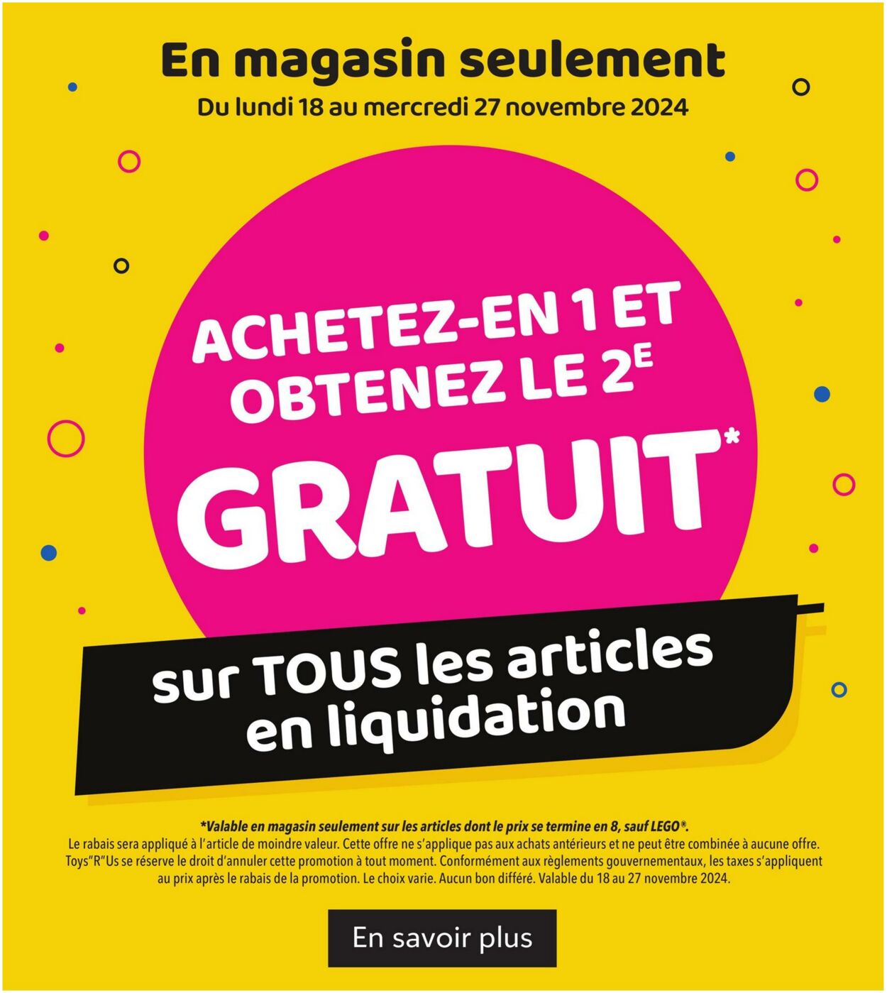 Circulaire Toys’R’Us 21.11.2024 - 27.11.2024