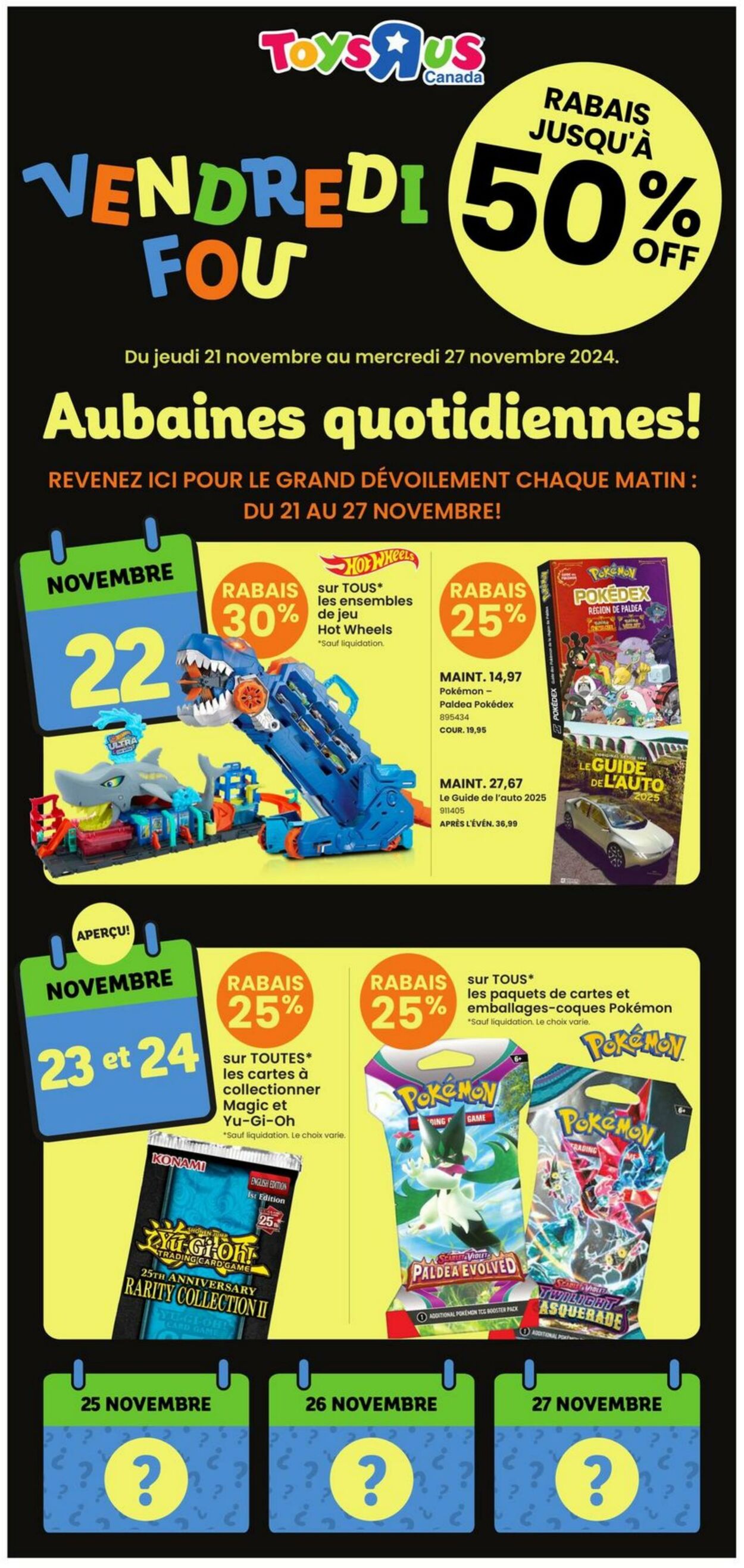 Circulaire Toys’R’Us 21.11.2024 - 27.11.2024