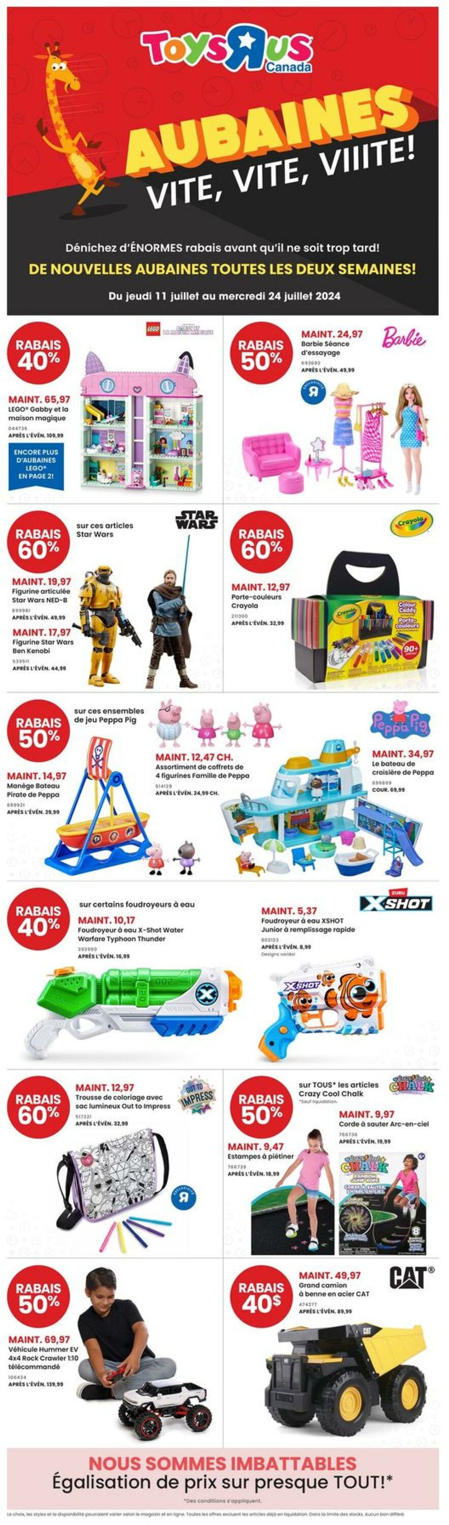 Circulaire Toys’R’Us 11.07.2024 - 24.07.2024