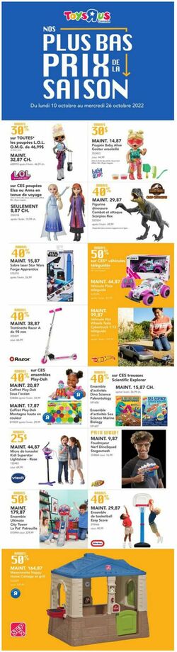 Circulaire Toys’R’Us 10.10.2022-26.10.2022