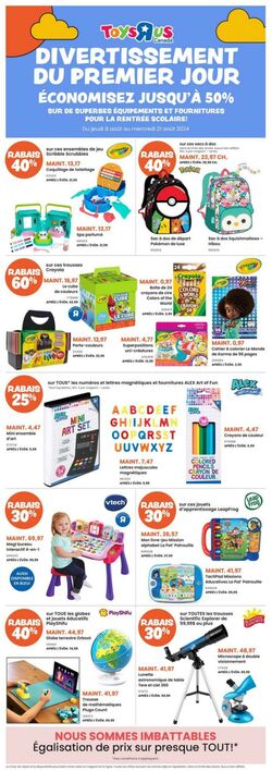 Circulaire Toys’R’Us 03.08.2023 - 16.08.2023