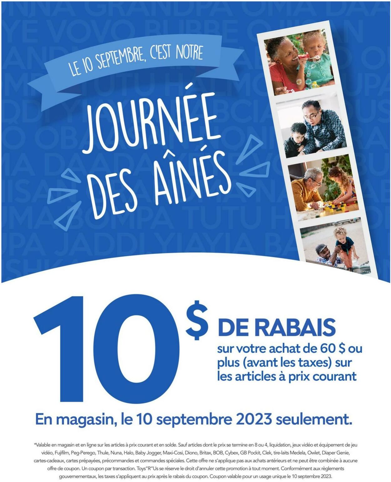 Circulaire Toys’R’Us 31.08.2023 - 13.09.2023