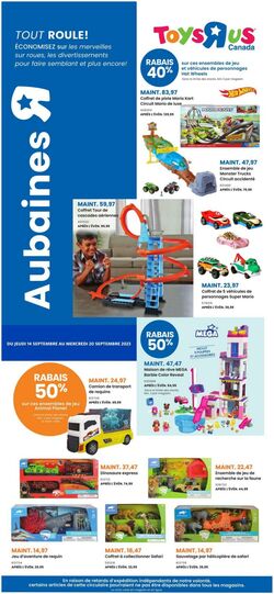 Circulaire Toys’R’Us 14.09.2023 - 27.09.2023