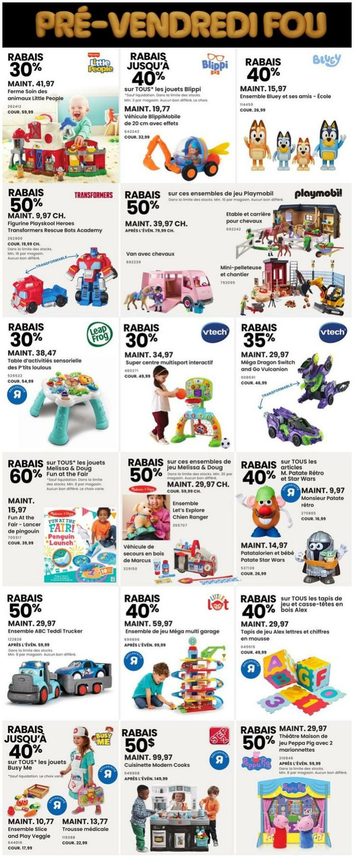 Circulaire Toys’R’Us 16.11.2023 - 22.11.2023