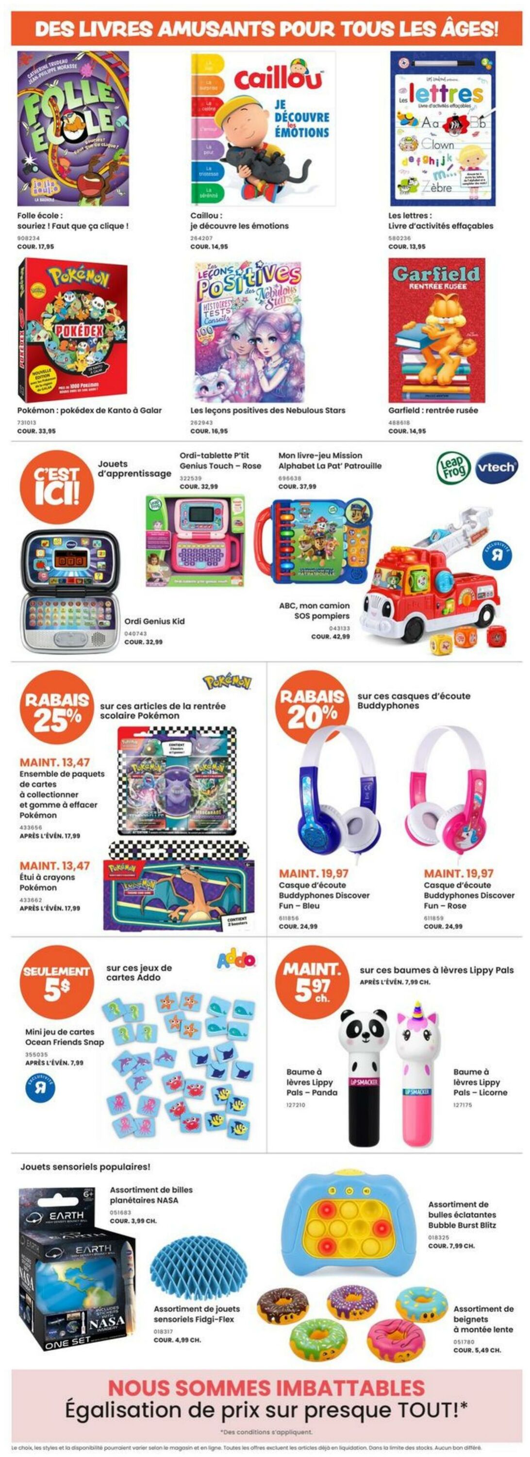 Circulaire Toys’R’Us 22.08.2024 - 04.09.2024