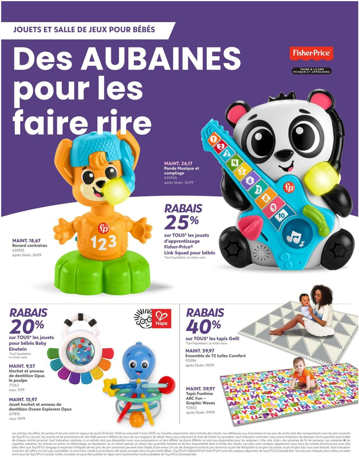 Circulaire Babies’R’Us 20.02.2025 - 05.03.2025