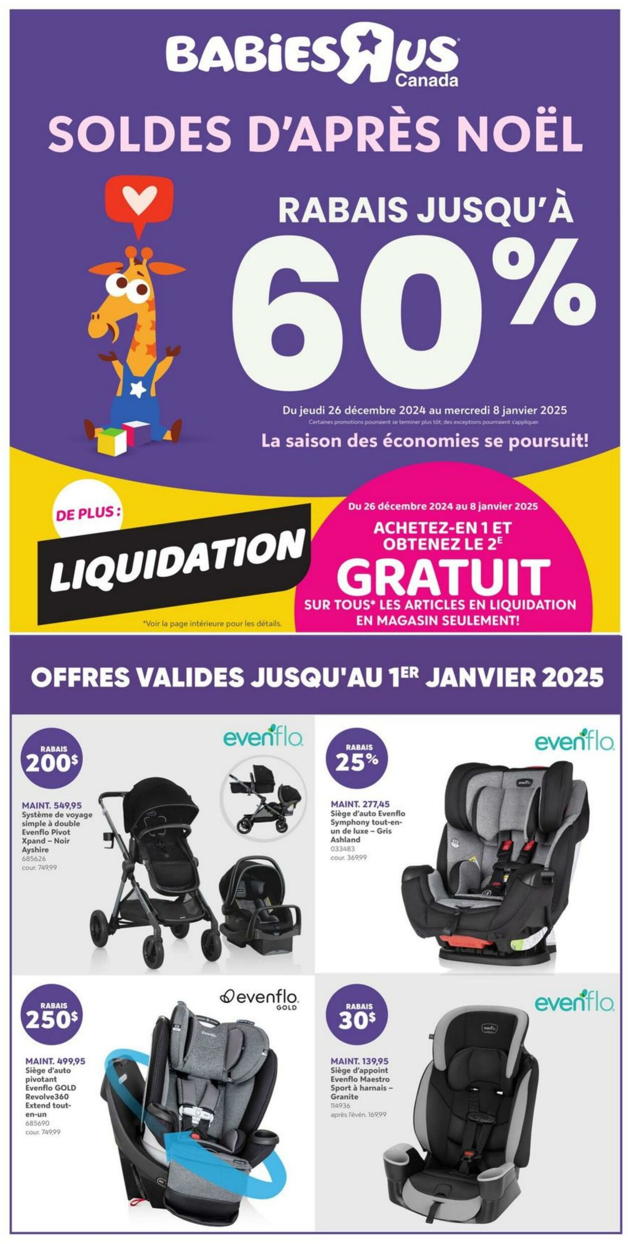 Circulaire Babies’R’Us 26.12.2024 - 08.01.2025