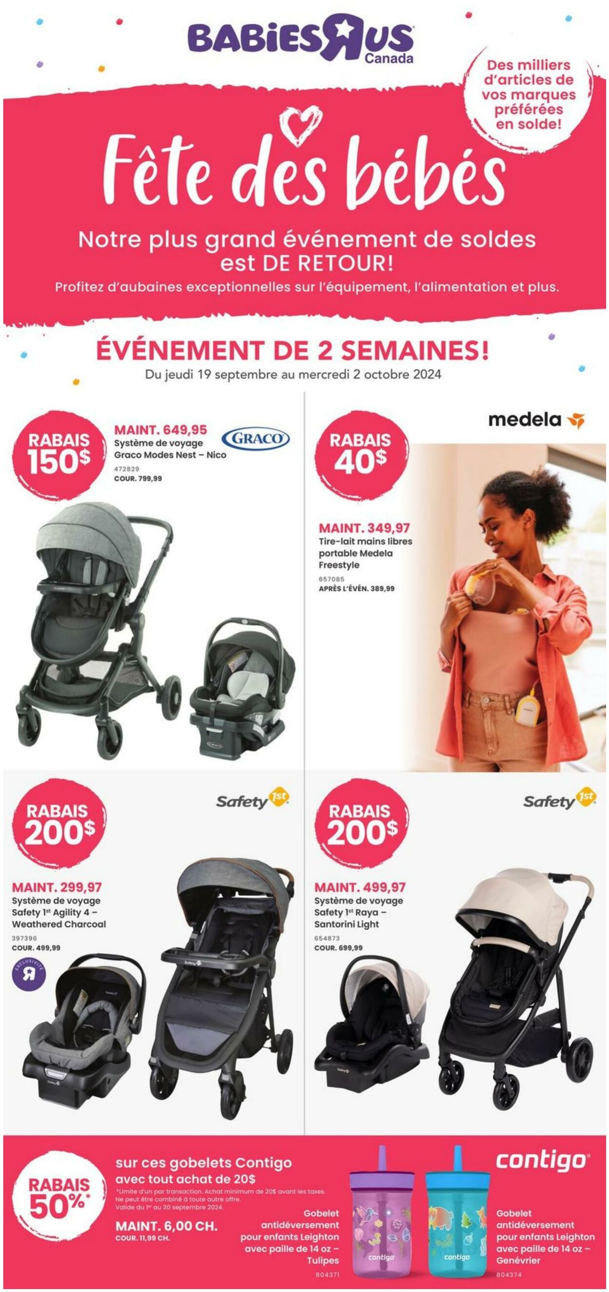 Circulaire Babies’R’Us 19.09.2024 - 02.10.2024