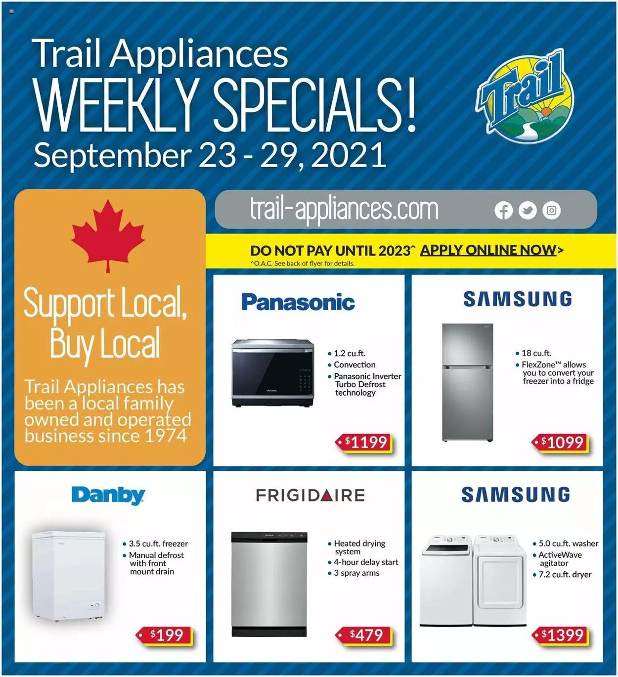 Circulaire Trail Appliances 23.09.2021 - 29.09.2021