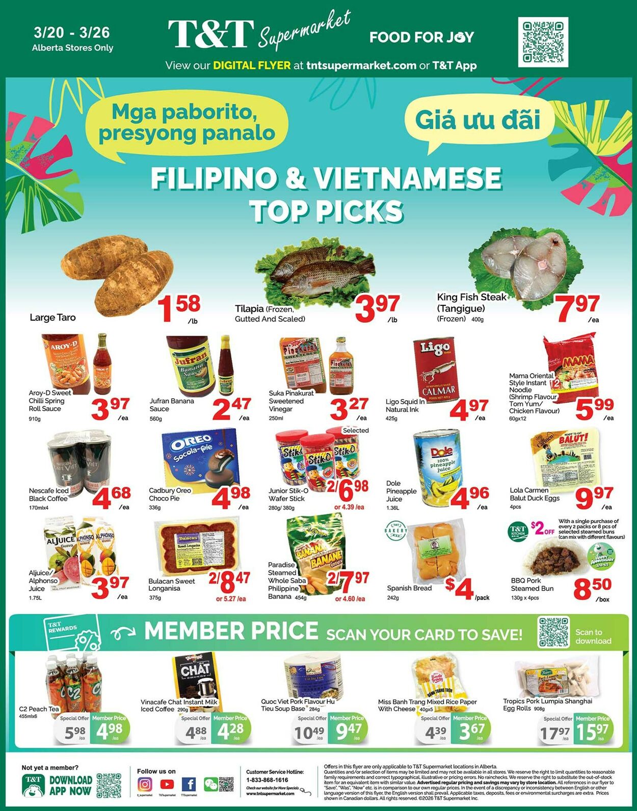Circulaire T&T Supermarket 20.03.2026 - 26.03.2026