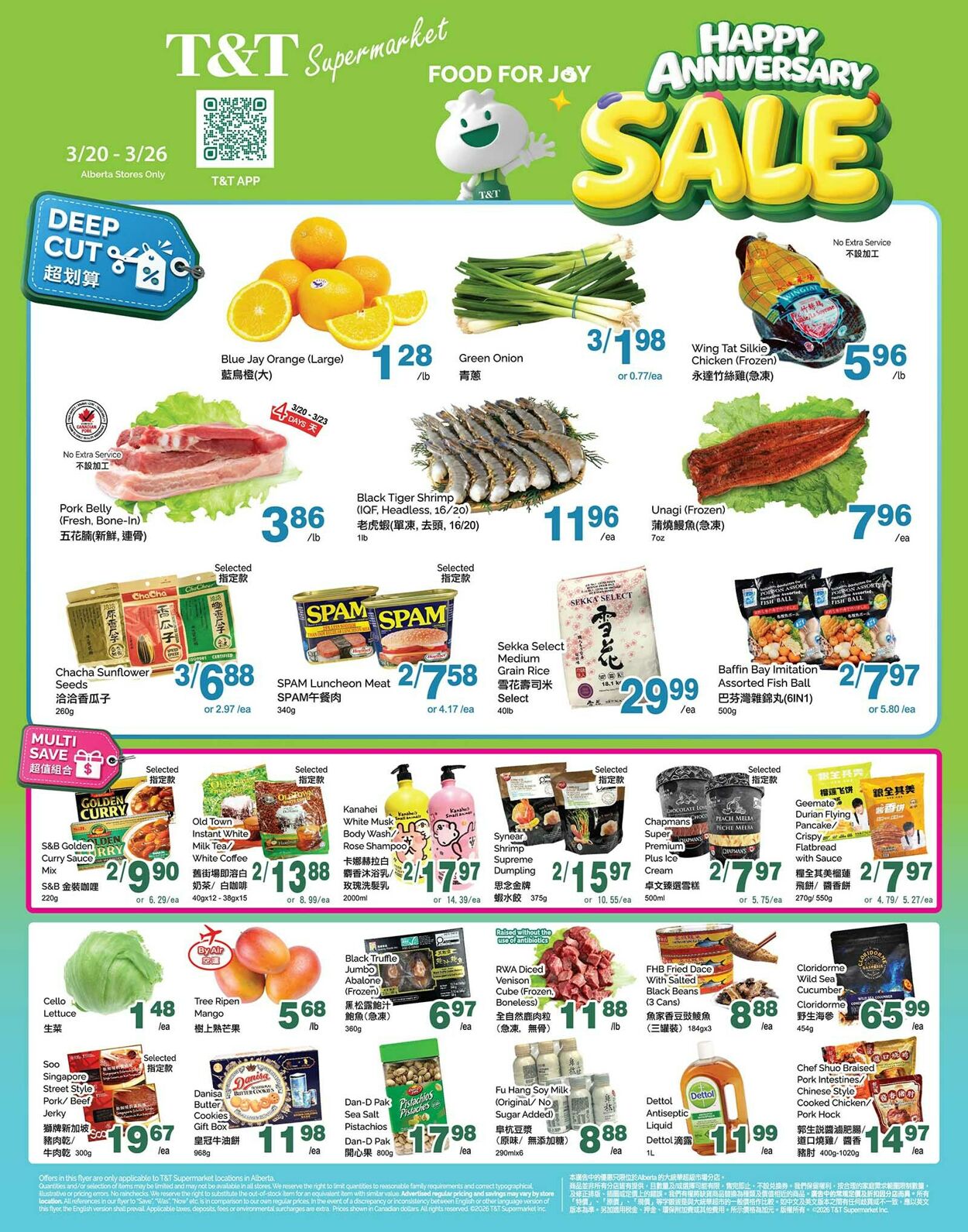 Circulaire T&T Supermarket 20.03.2026 - 26.03.2026