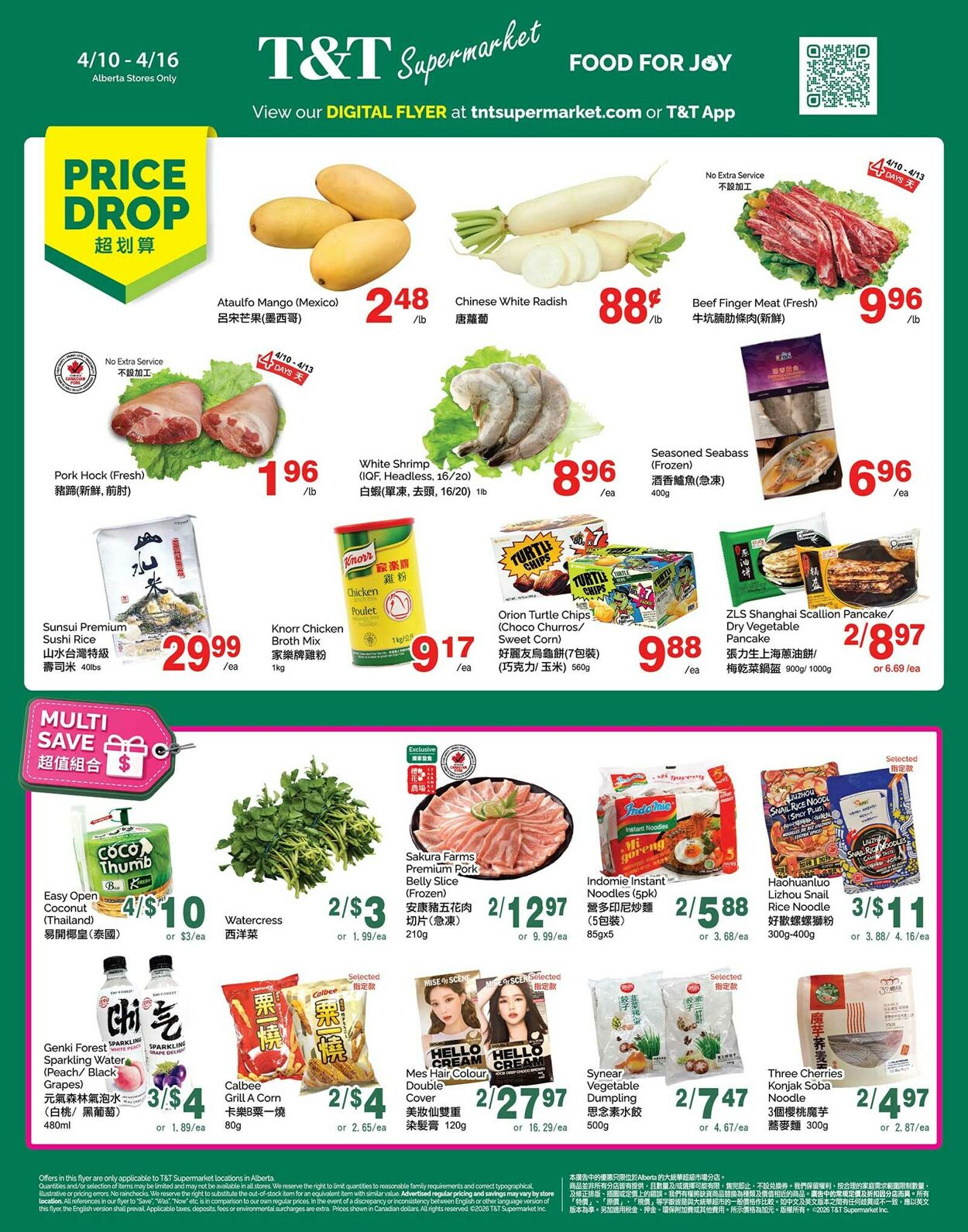 Circulaire T&T Supermarket 10.04.2026 - 16.04.2026