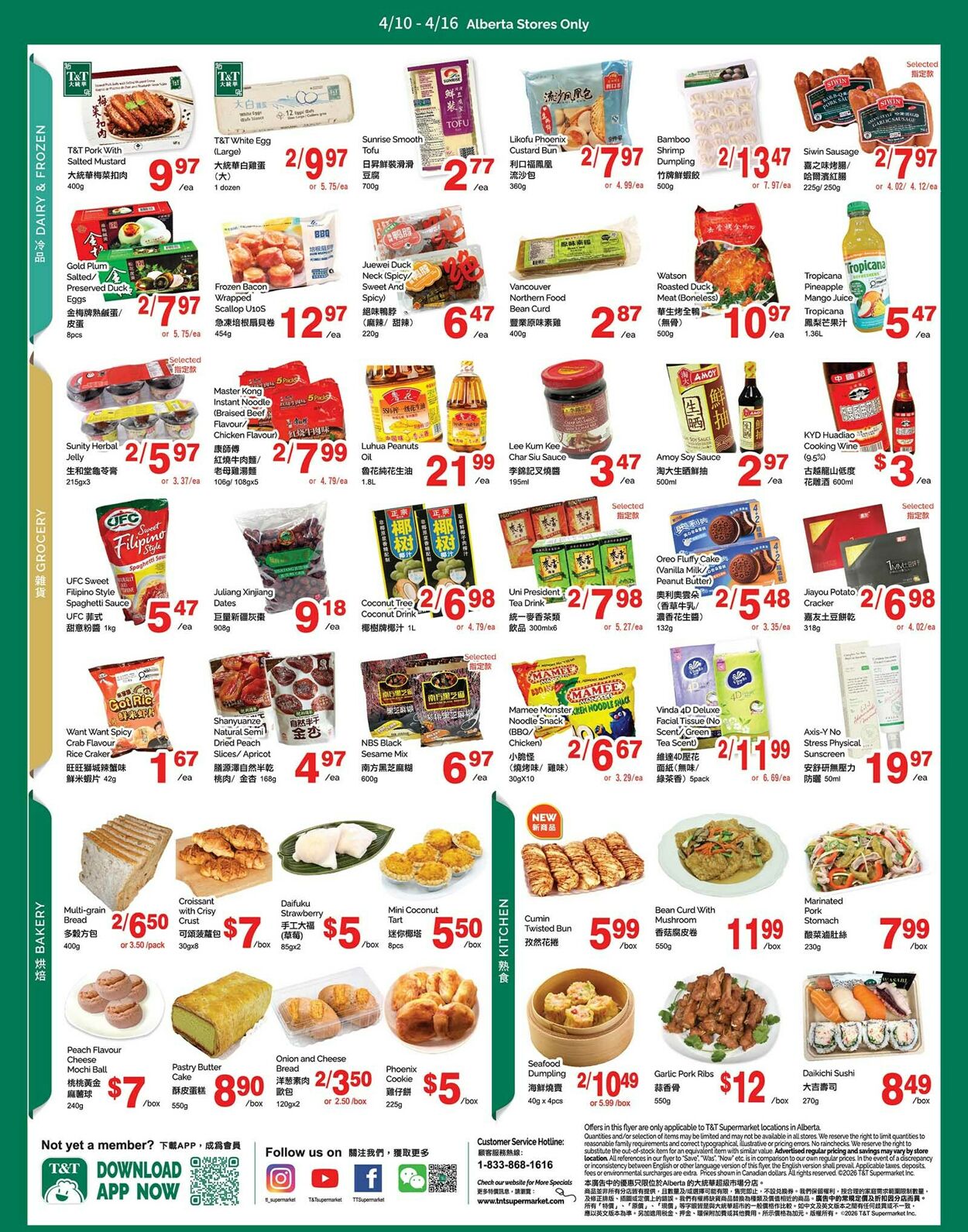 Circulaire T&T Supermarket 10.04.2026 - 16.04.2026