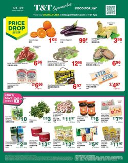 Circulaire T&T Supermarket 09.04.2026 - 16.04.2026
