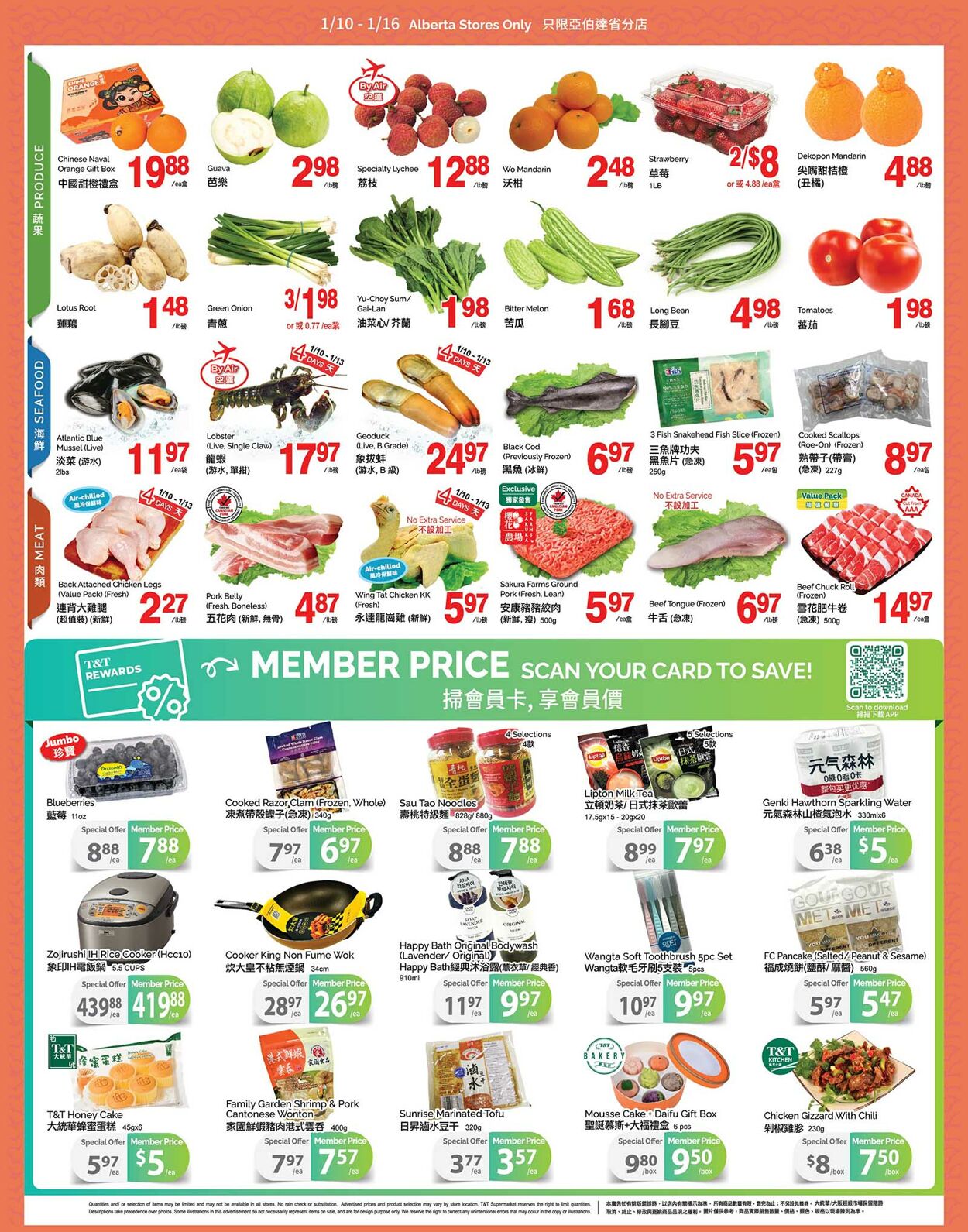 Circulaire T&T Supermarket 10.01.2025 - 16.01.2025