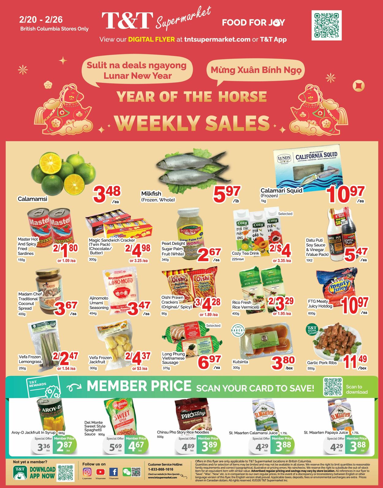 Circulaire T&T Supermarket 20.02.2026 - 26.02.2026