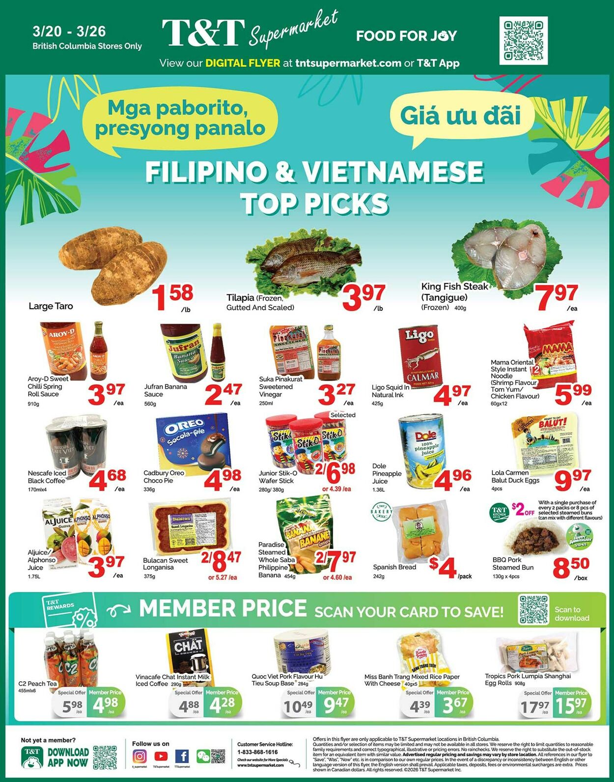Circulaire T&T Supermarket 20.03.2026 - 26.03.2026