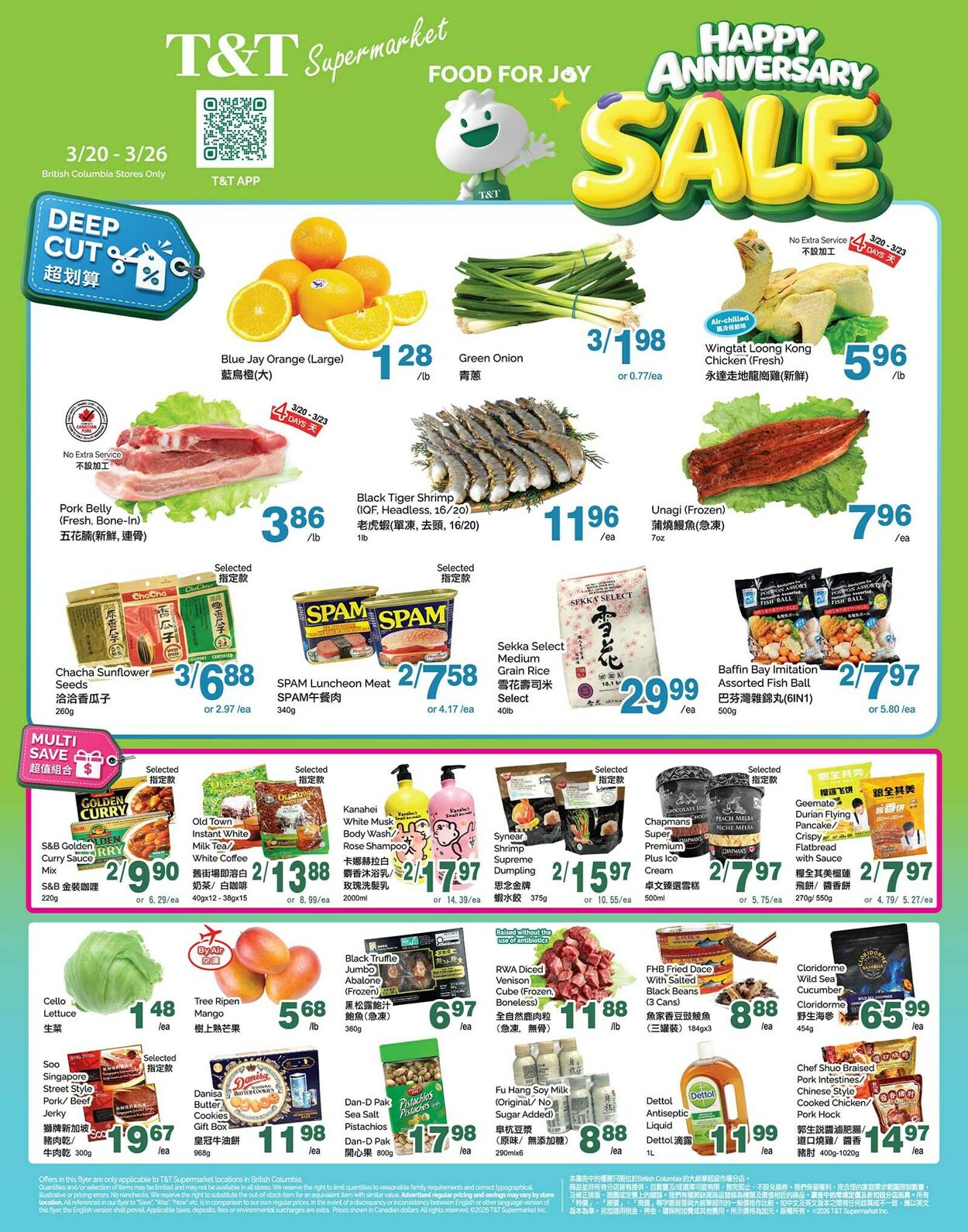 Circulaire T&T Supermarket 20.03.2026 - 26.03.2026