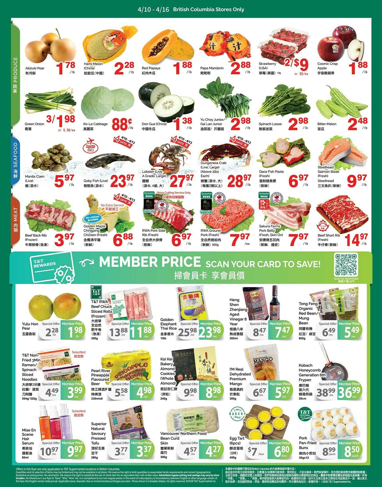 Circulaire T&T Supermarket 10.04.2026 - 16.04.2026
