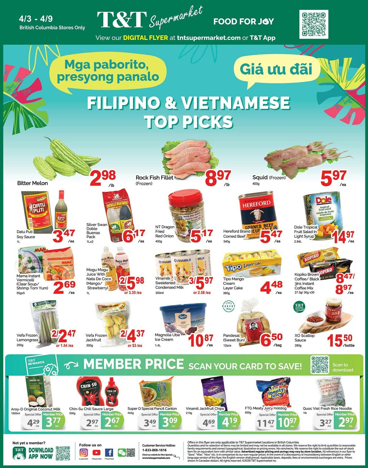 Circulaire T&T Supermarket 03.04.2026 - 09.04.2026