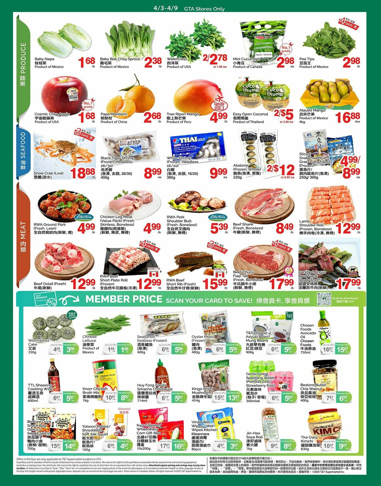 Circulaire T&T Supermarket 09.04.2026 - 16.04.2026