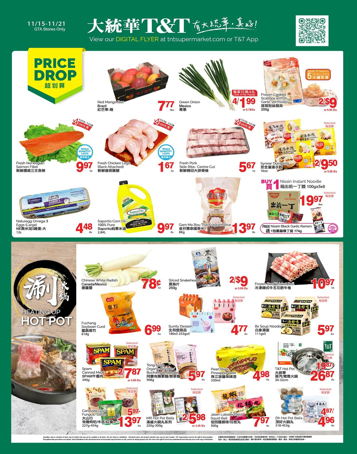 Circulaire T&T Supermarket 15.11.2024 - 21.11.2024