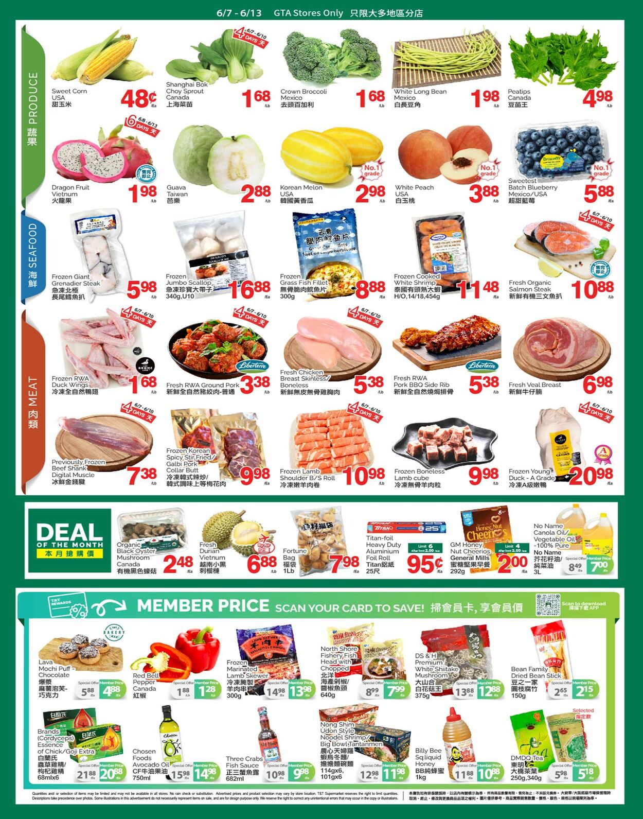 Circulaire T&T Supermarket 07.06.2024 - 13.06.2024