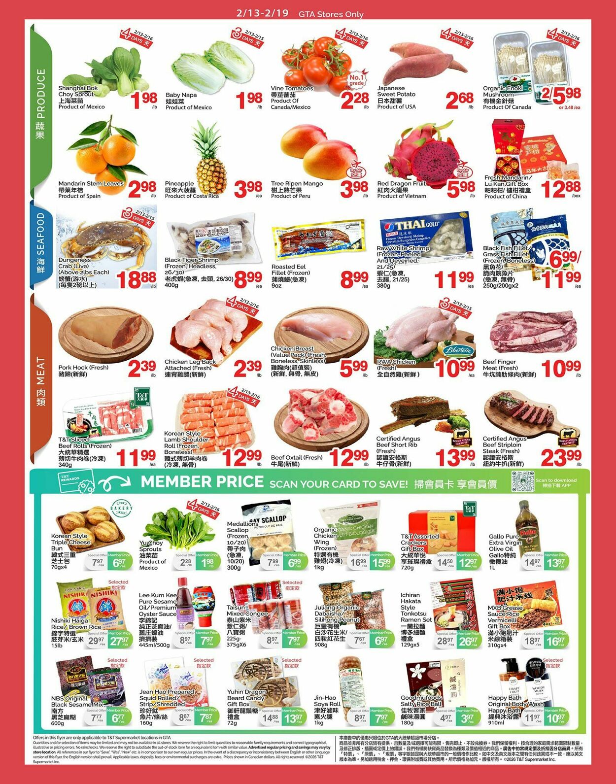 Circulaire T&T Supermarket 13.02.2026 - 19.02.2026