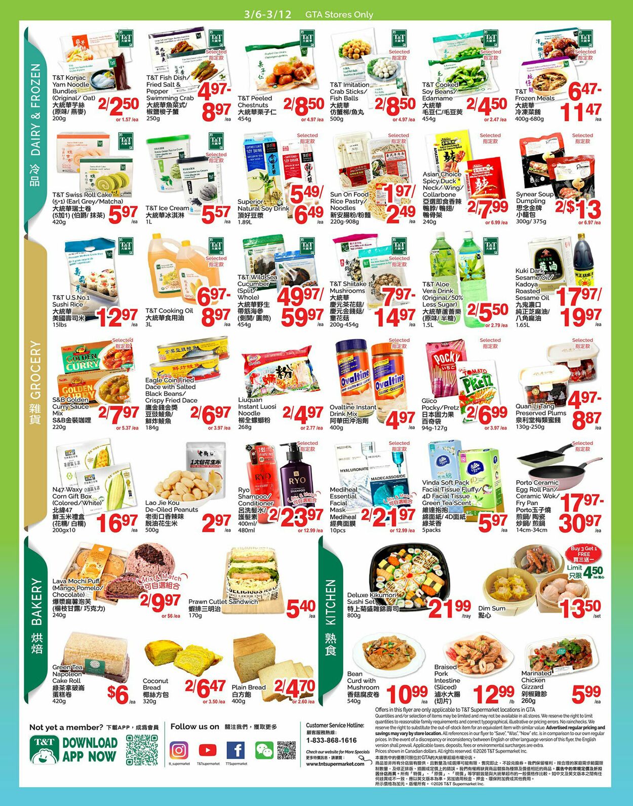 Circulaire T&T Supermarket 06.03.2026 - 12.03.2026
