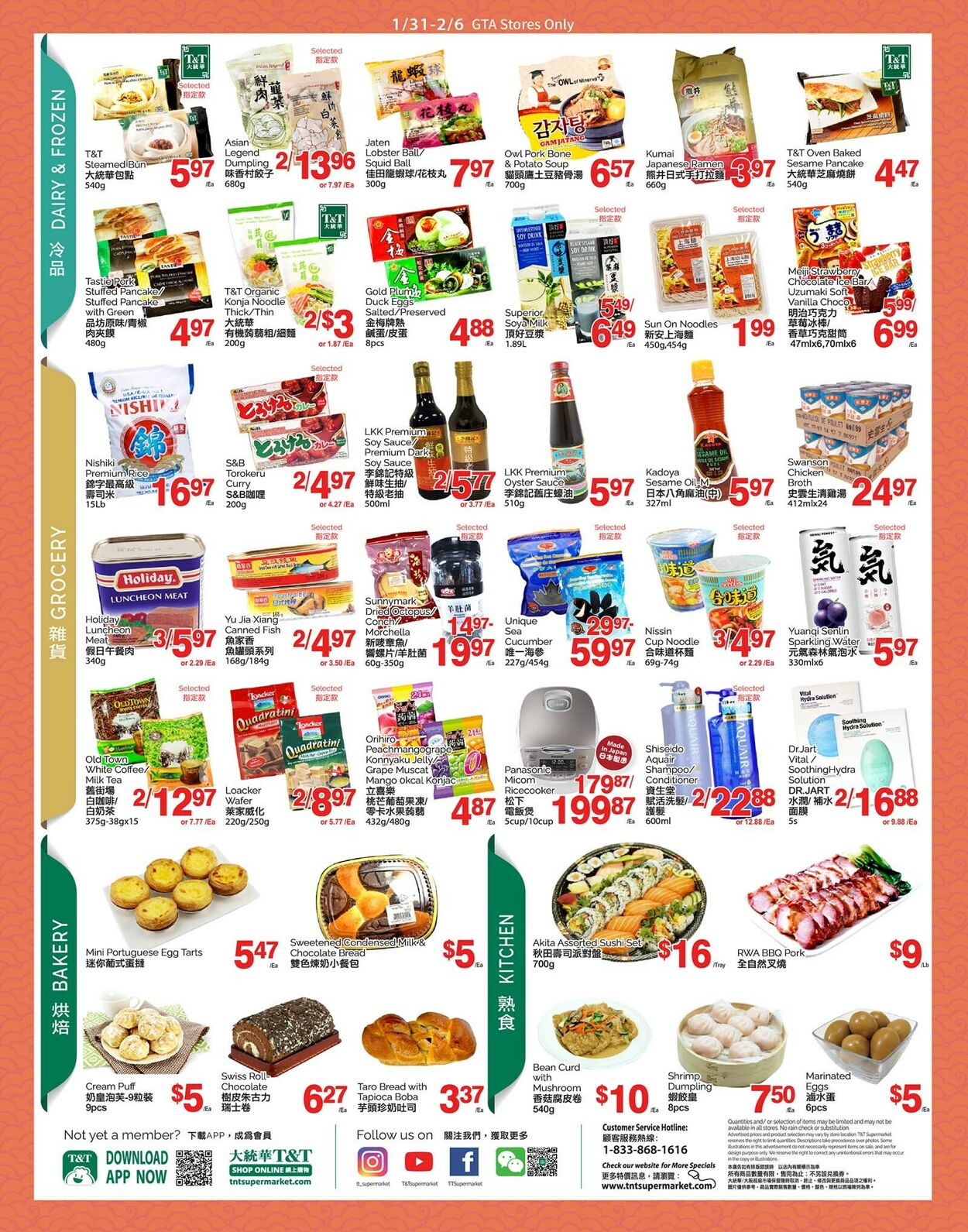 Circulaire T&T Supermarket 31.01.2025 - 06.02.2025