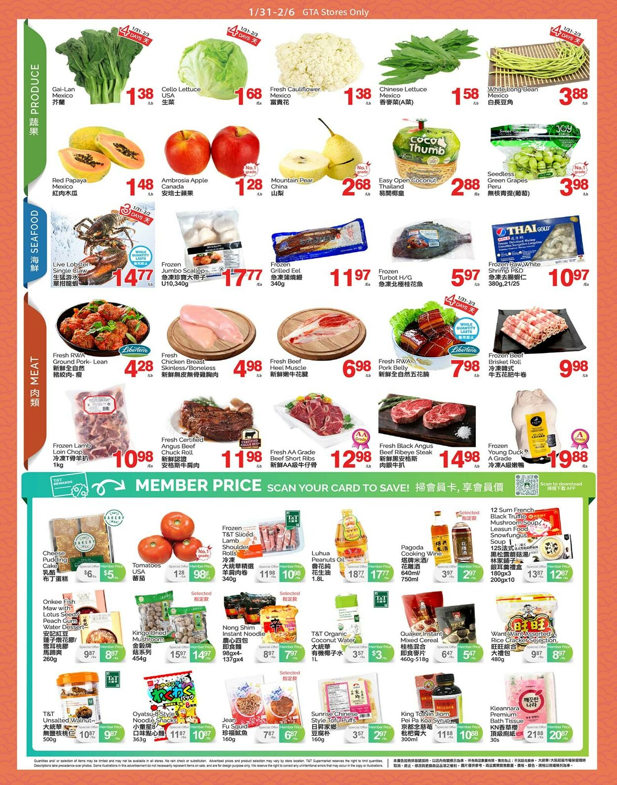 Circulaire T&T Supermarket 31.01.2025 - 06.02.2025