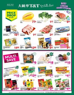 Circulaire T&T Supermarket 22.09.2023 - 28.09.2023