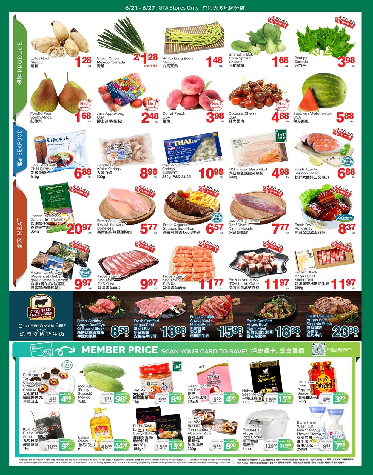 Circulaire T&T Supermarket 21.06.2024 - 27.06.2024