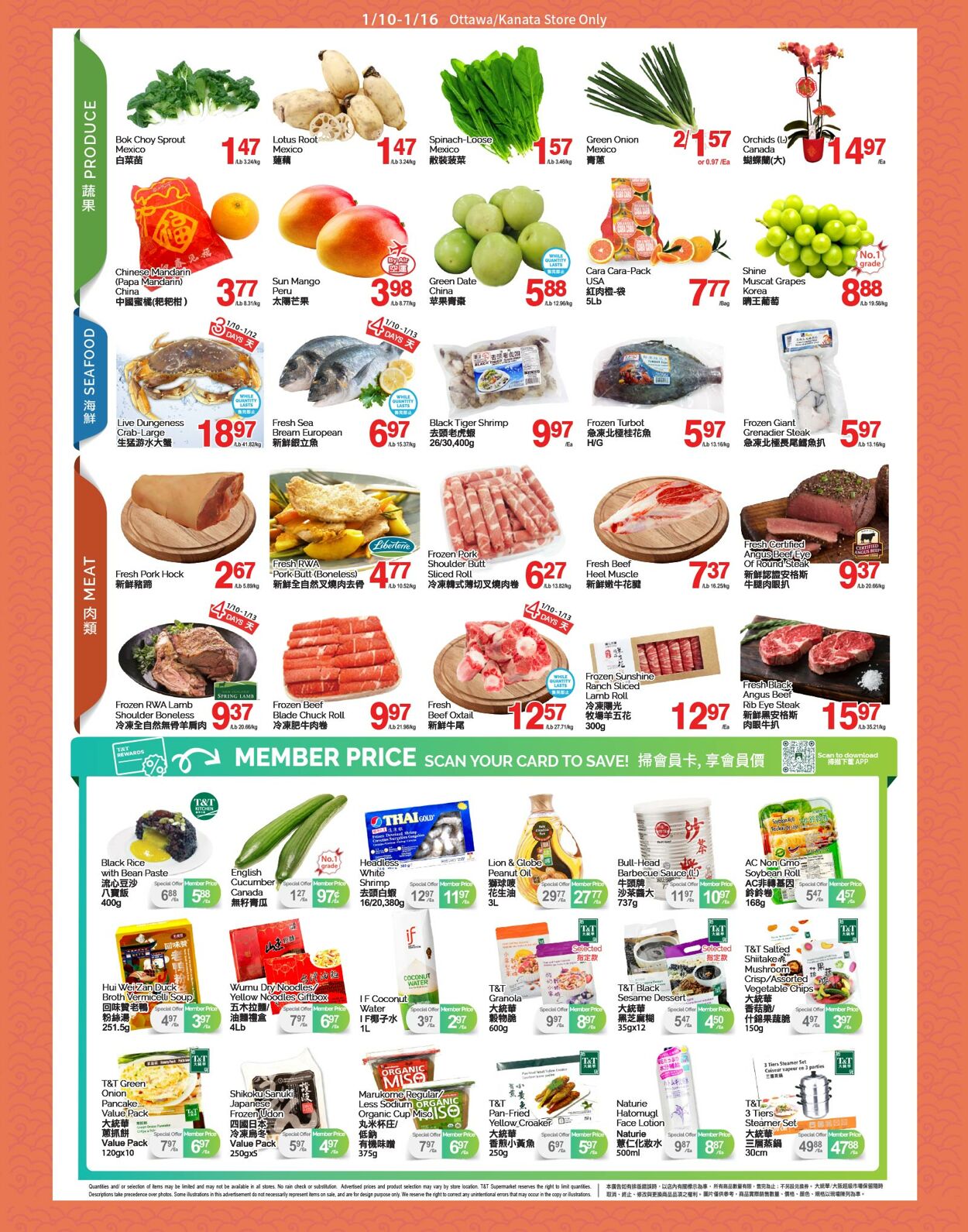 Circulaire T&T Supermarket 10.01.2025 - 16.01.2025