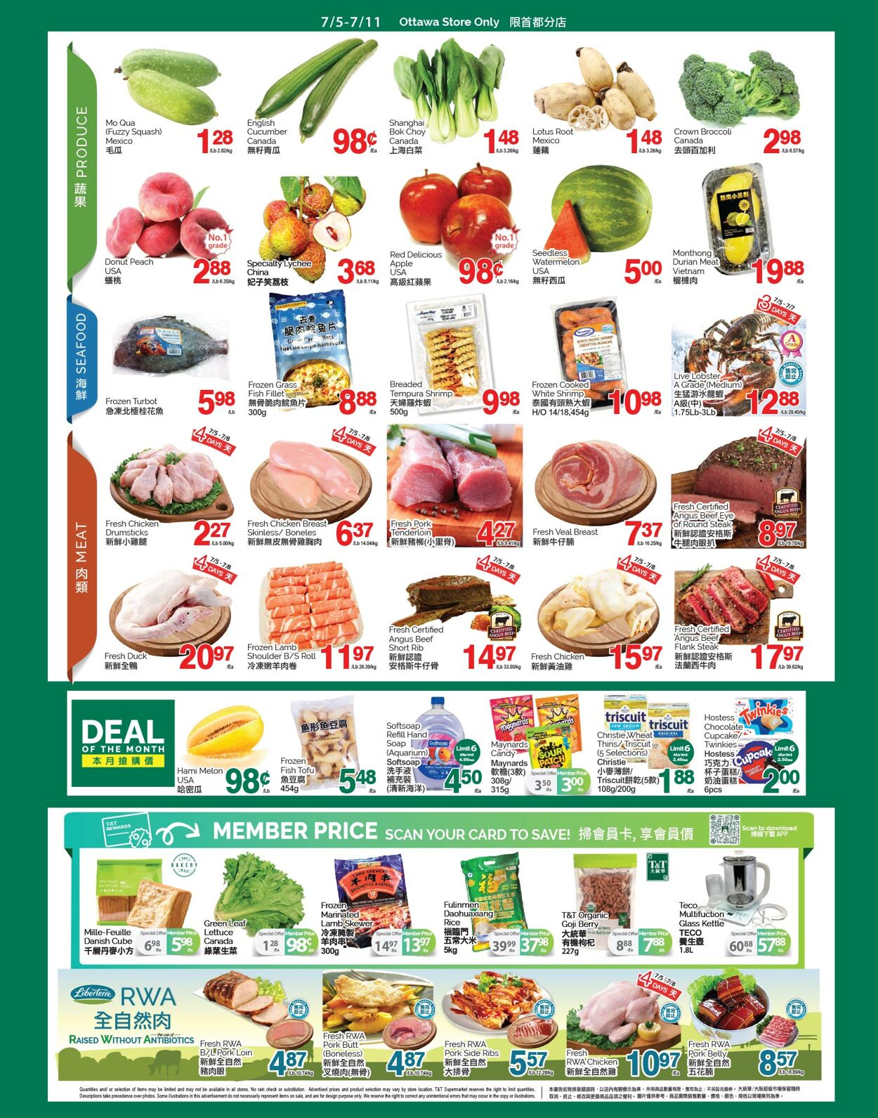 Circulaire T&T Supermarket 05.07.2024 - 11.07.2024