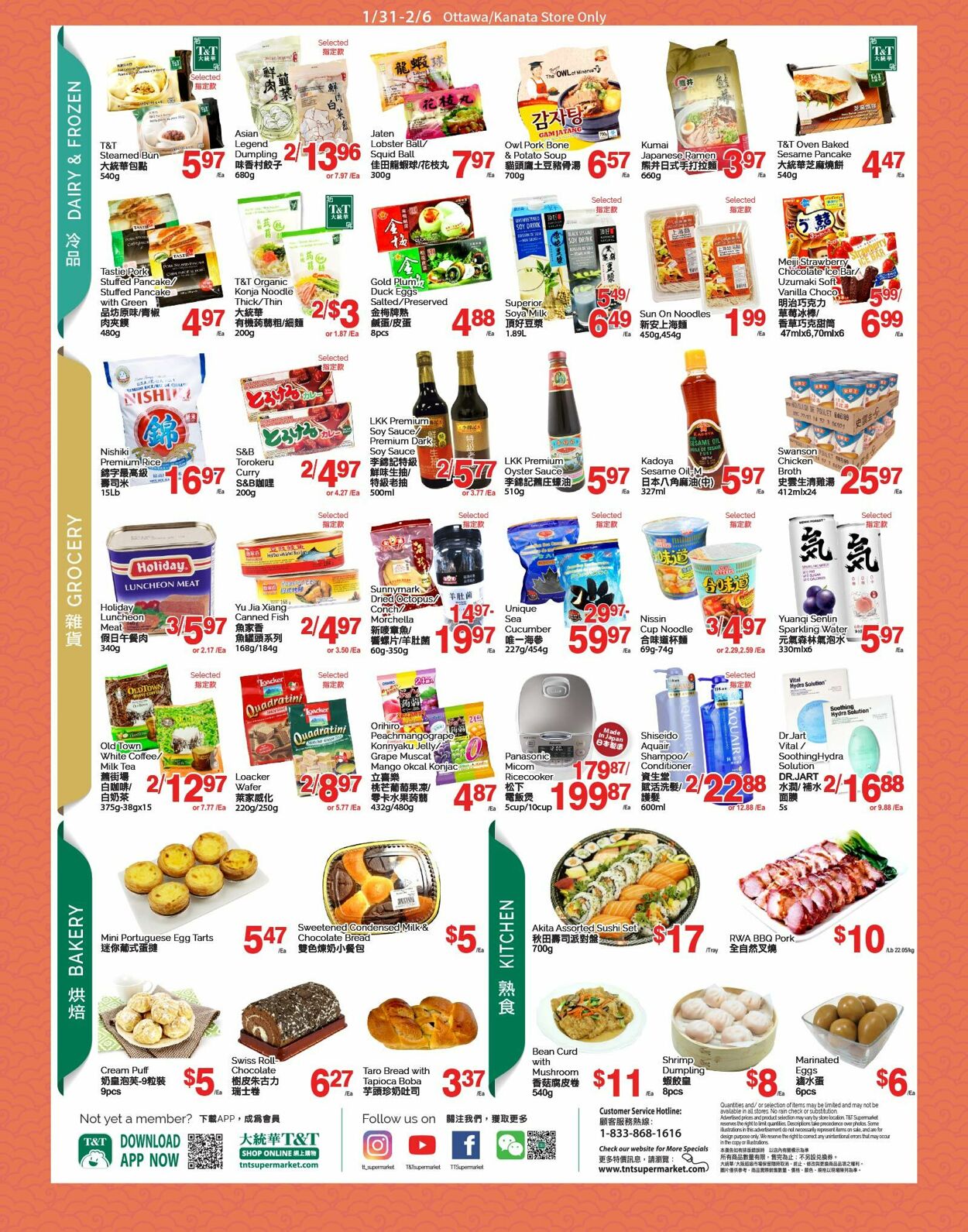 Circulaire T&T Supermarket 31.01.2025 - 06.02.2025