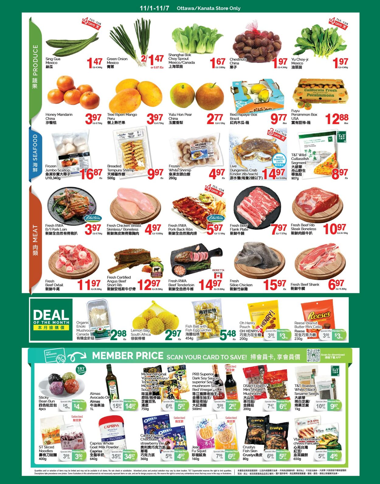 Circulaire T&T Supermarket 01.11.2024 - 07.11.2024