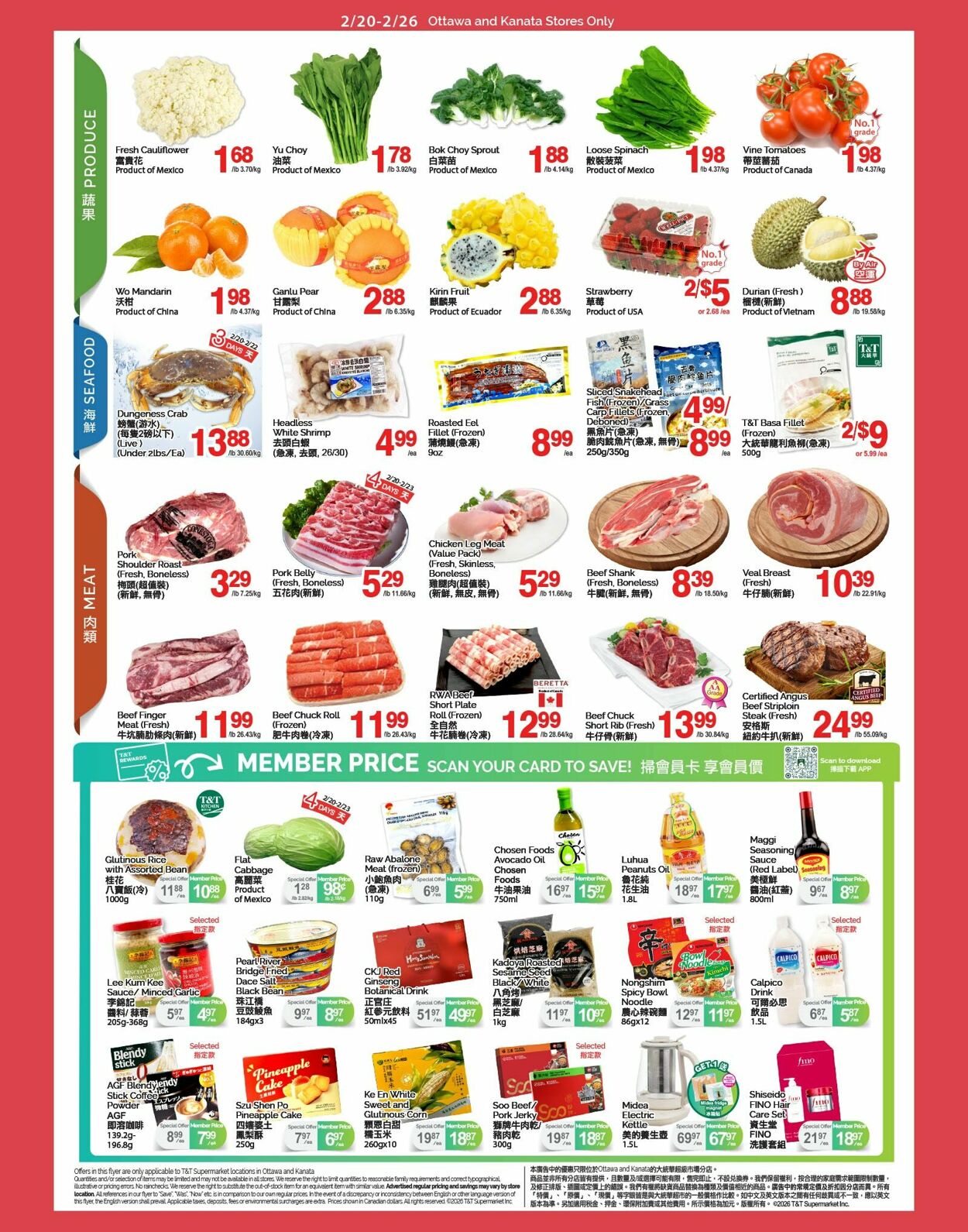 Circulaire T&T Supermarket 20.02.2026 - 26.02.2026