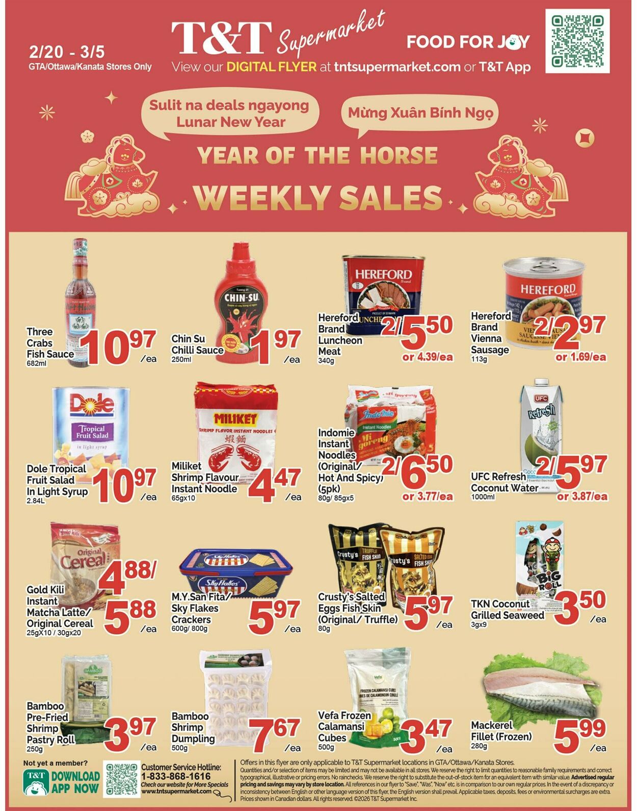 Circulaire T&T Supermarket 20.02.2026 - 26.02.2026