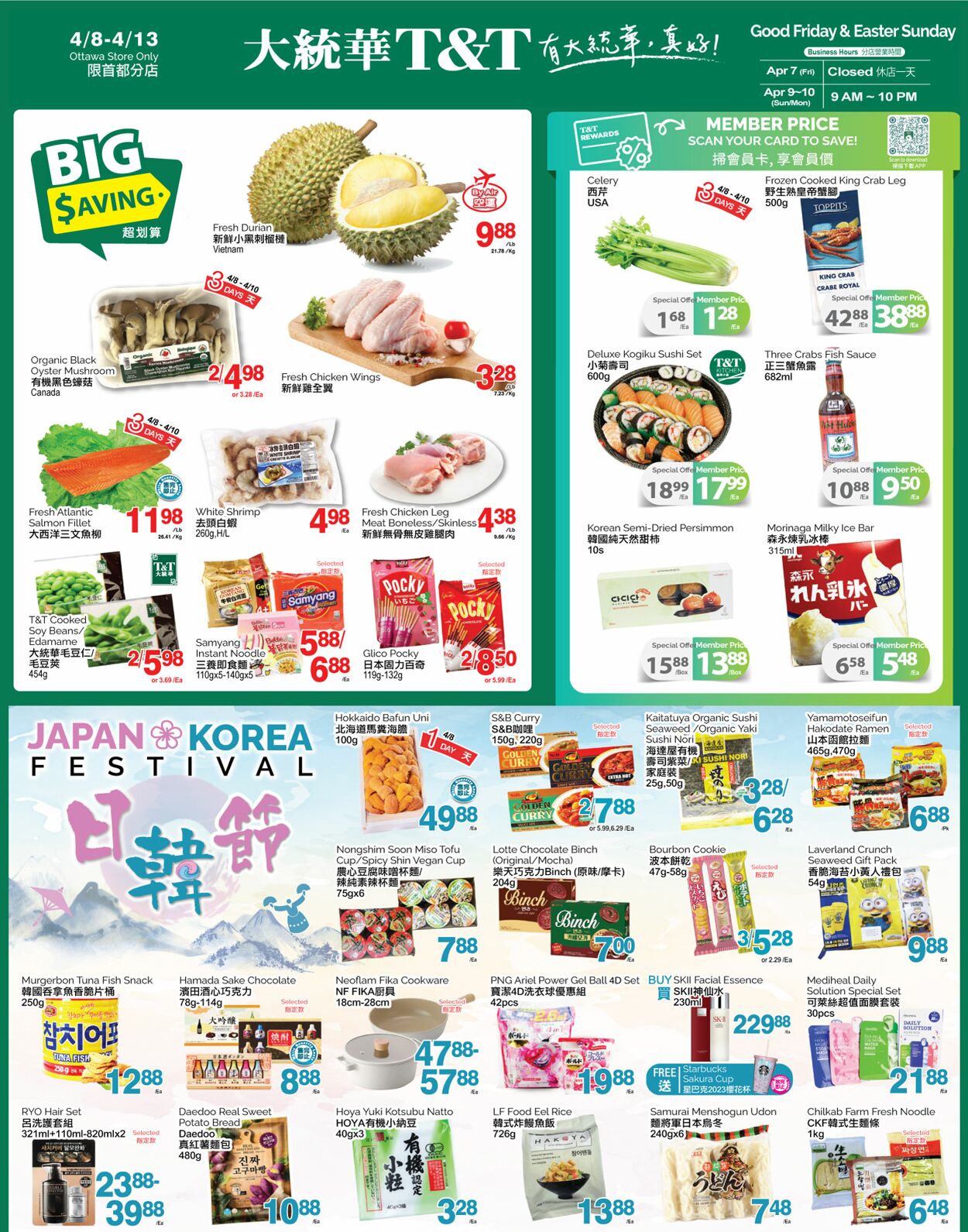 Circulaire T&T Supermarket 07.04.2023 - 13.04.2023