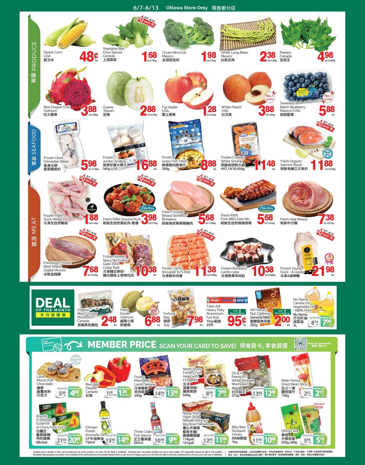 Circulaire T&T Supermarket 07.06.2024 - 13.06.2024