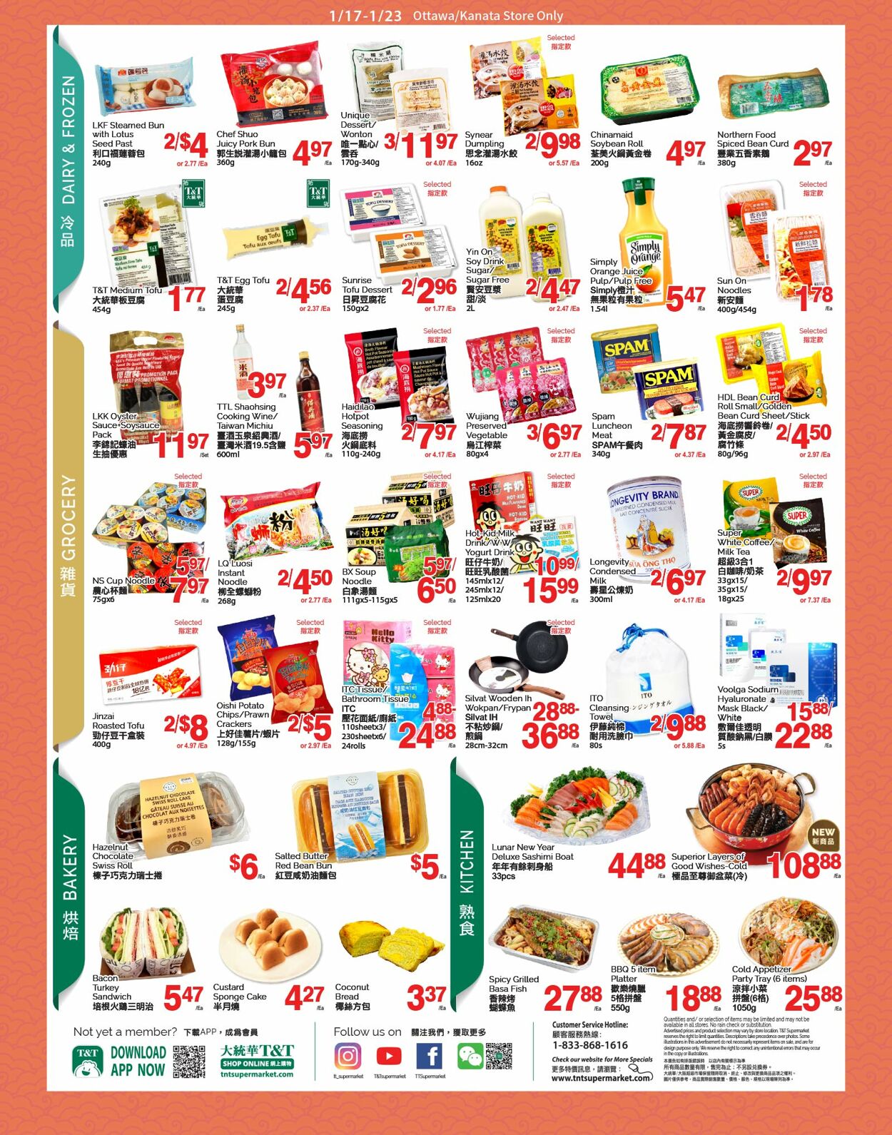 Circulaire T&T Supermarket 17.01.2025 - 23.01.2025