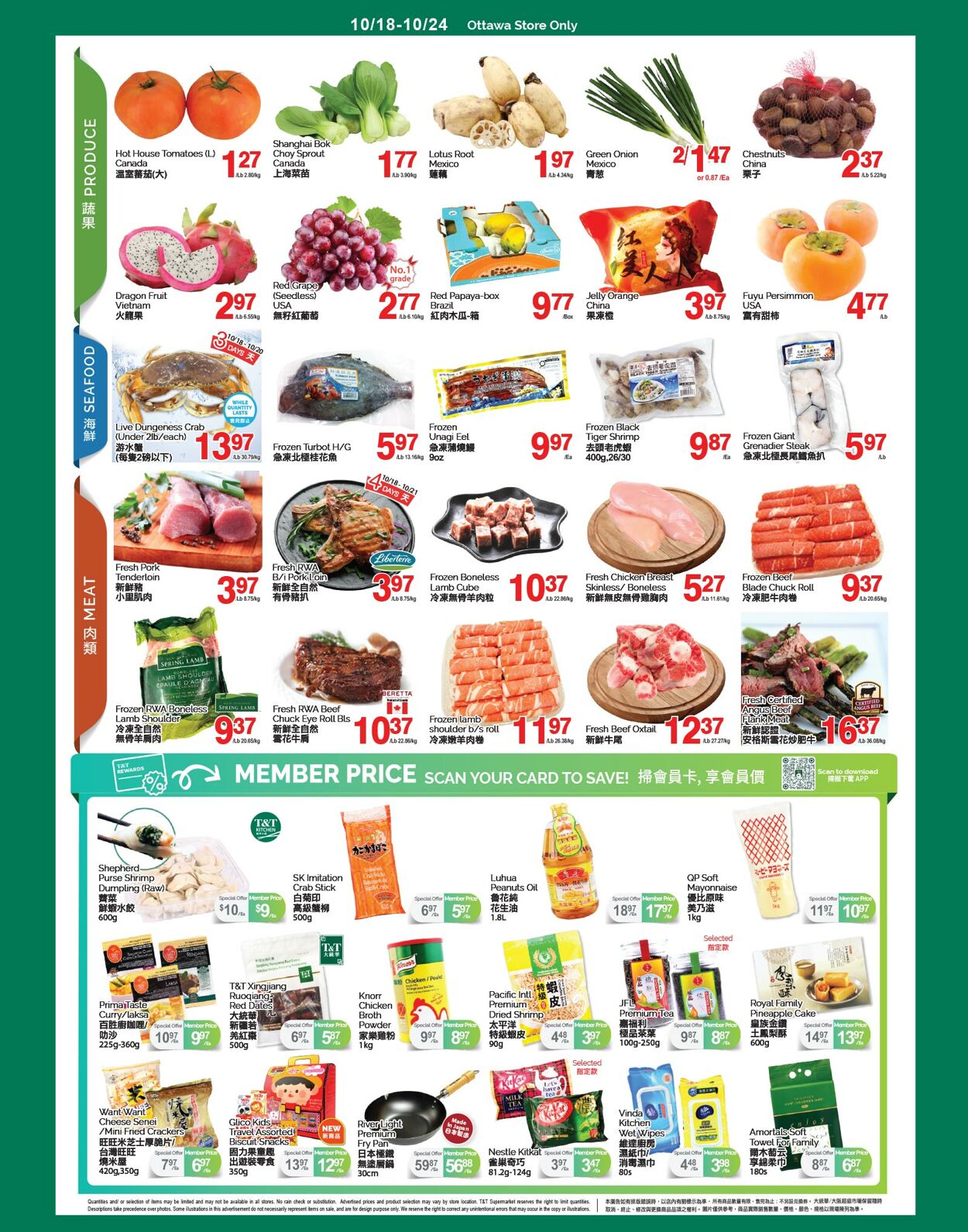 Circulaire T&T Supermarket 18.10.2024 - 24.10.2024