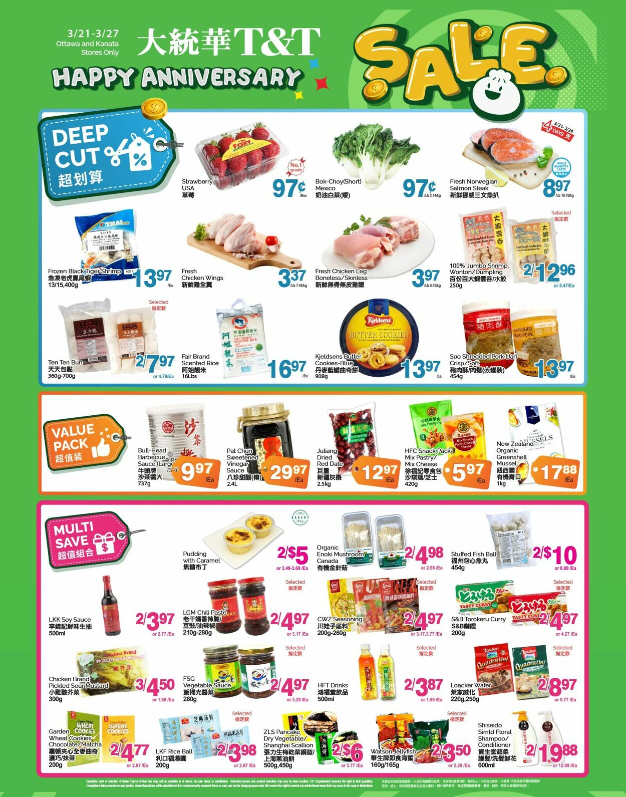 Circulaire T&T Supermarket 21.03.2025 - 27.03.2025