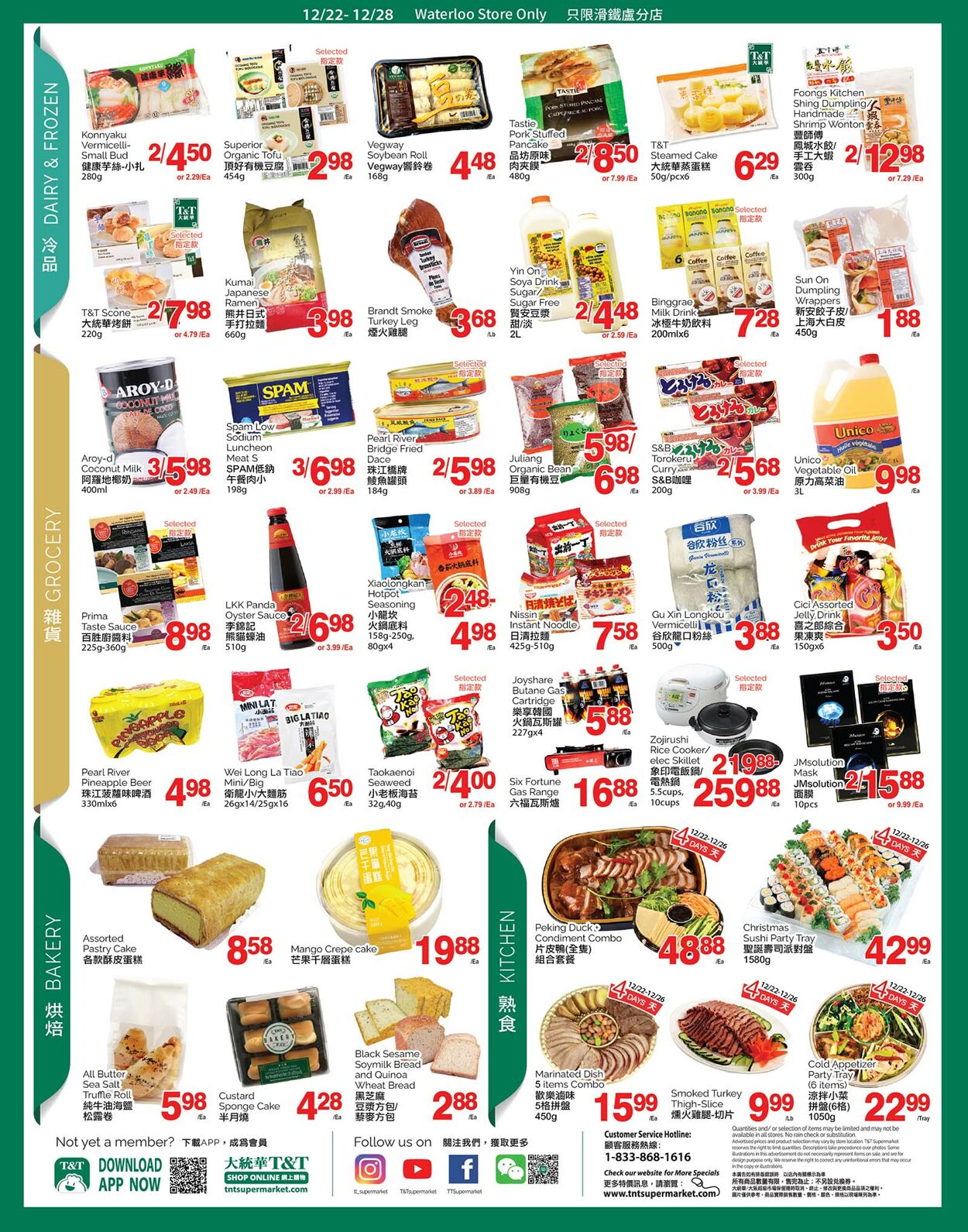 Circulaire T&T Supermarket 22.12.2023 - 28.12.2023