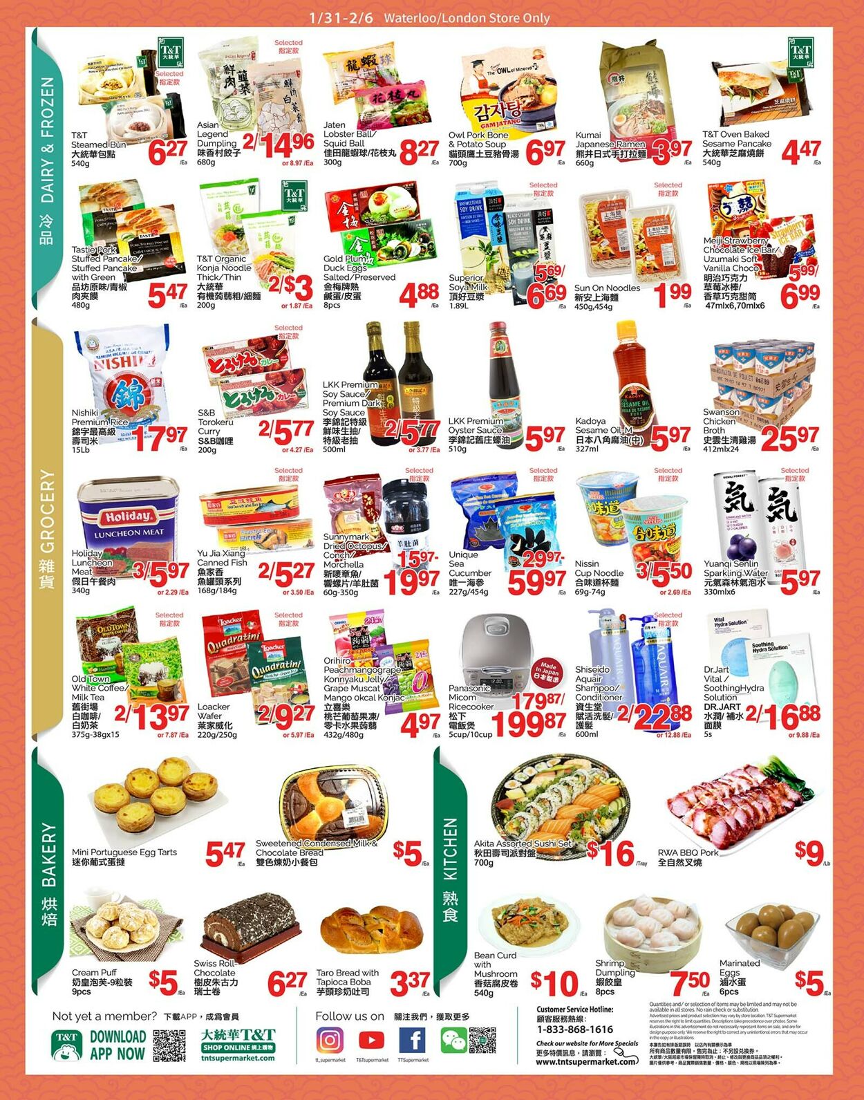 Circulaire T&T Supermarket 31.01.2025 - 06.02.2025