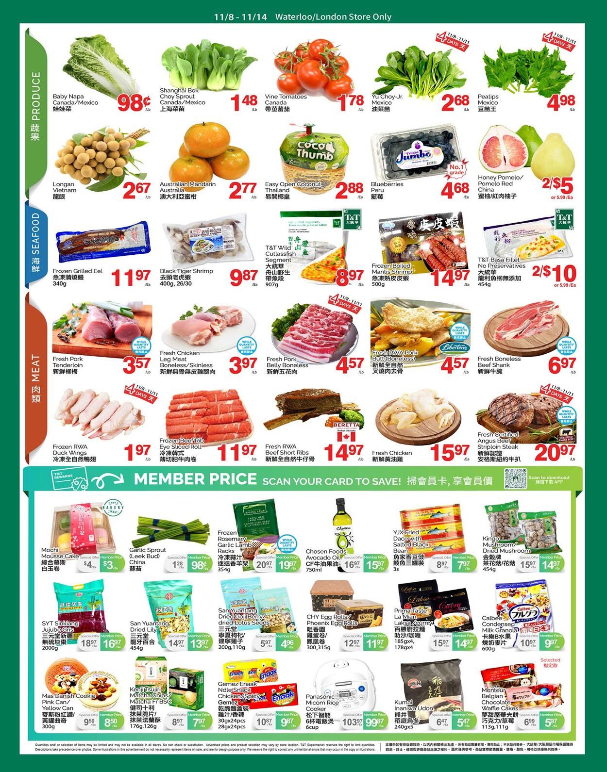 Circulaire T&T Supermarket 08.11.2024 - 14.11.2024