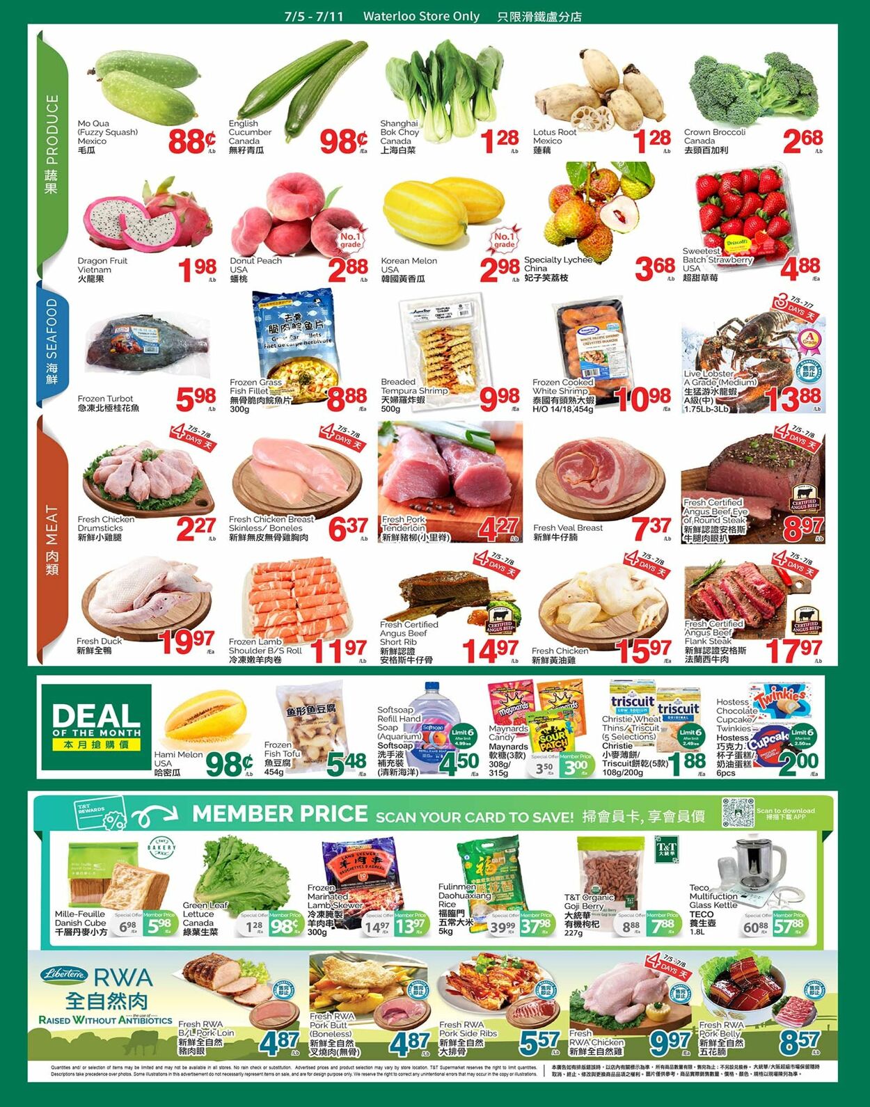 Circulaire T&T Supermarket 05.07.2024 - 11.07.2024