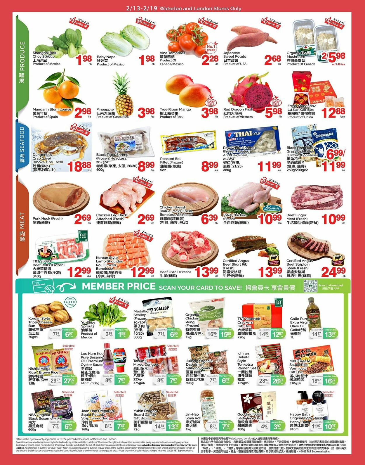 Circulaire T&T Supermarket 13.02.2026 - 19.02.2026