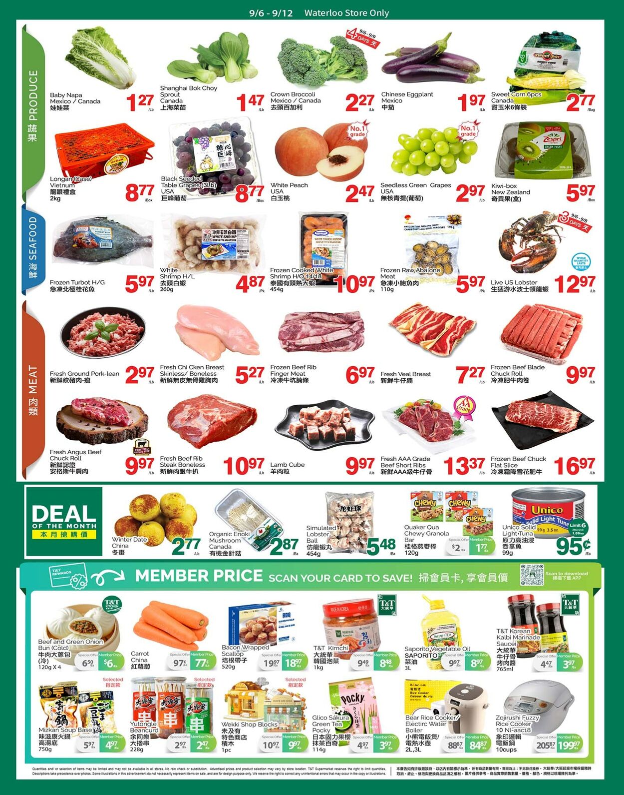 Circulaire T&T Supermarket 06.09.2024 - 12.09.2024